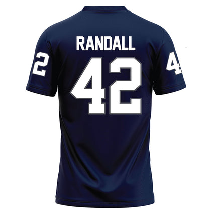 Monmouth - NCAA Football : Greg Randall - Blue Football Jersey-1