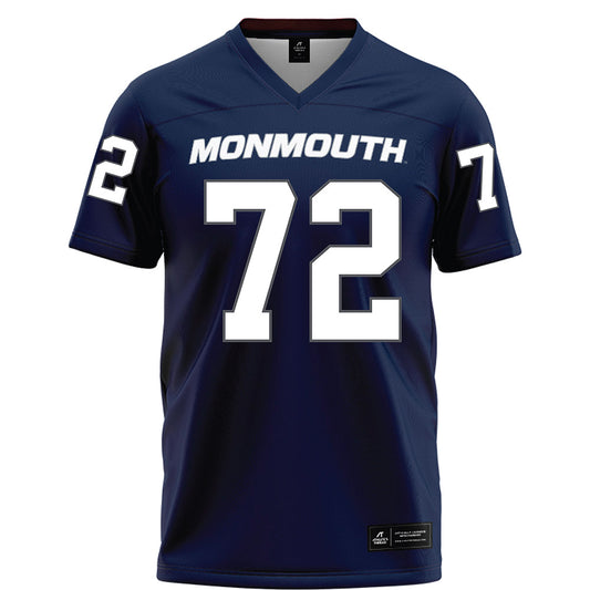 Monmouth - NCAA Football : Kyle Cameron - Blue Football Jersey-0