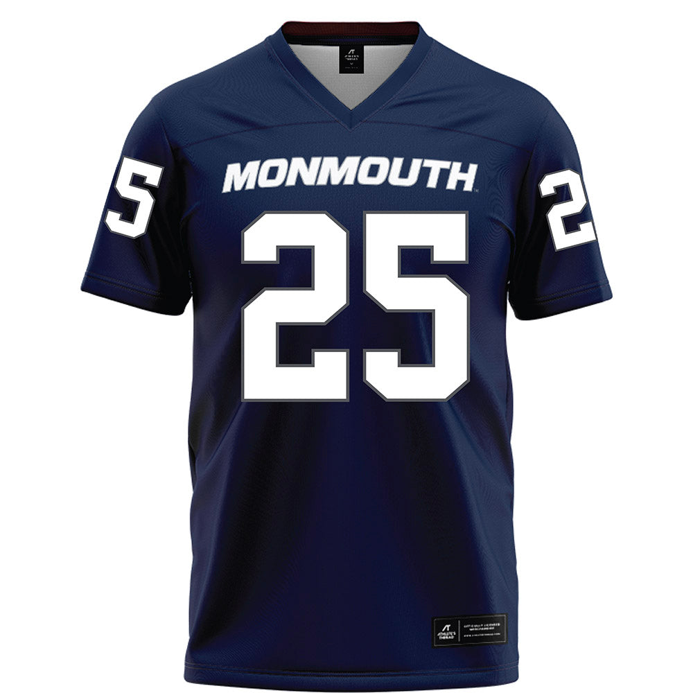 Monmouth - NCAA Football : Patrick Murphy - Blue Football Jersey-0