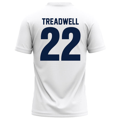 Monmouth - NCAA Football : Nazir Treadwell - White Football Jersey-1