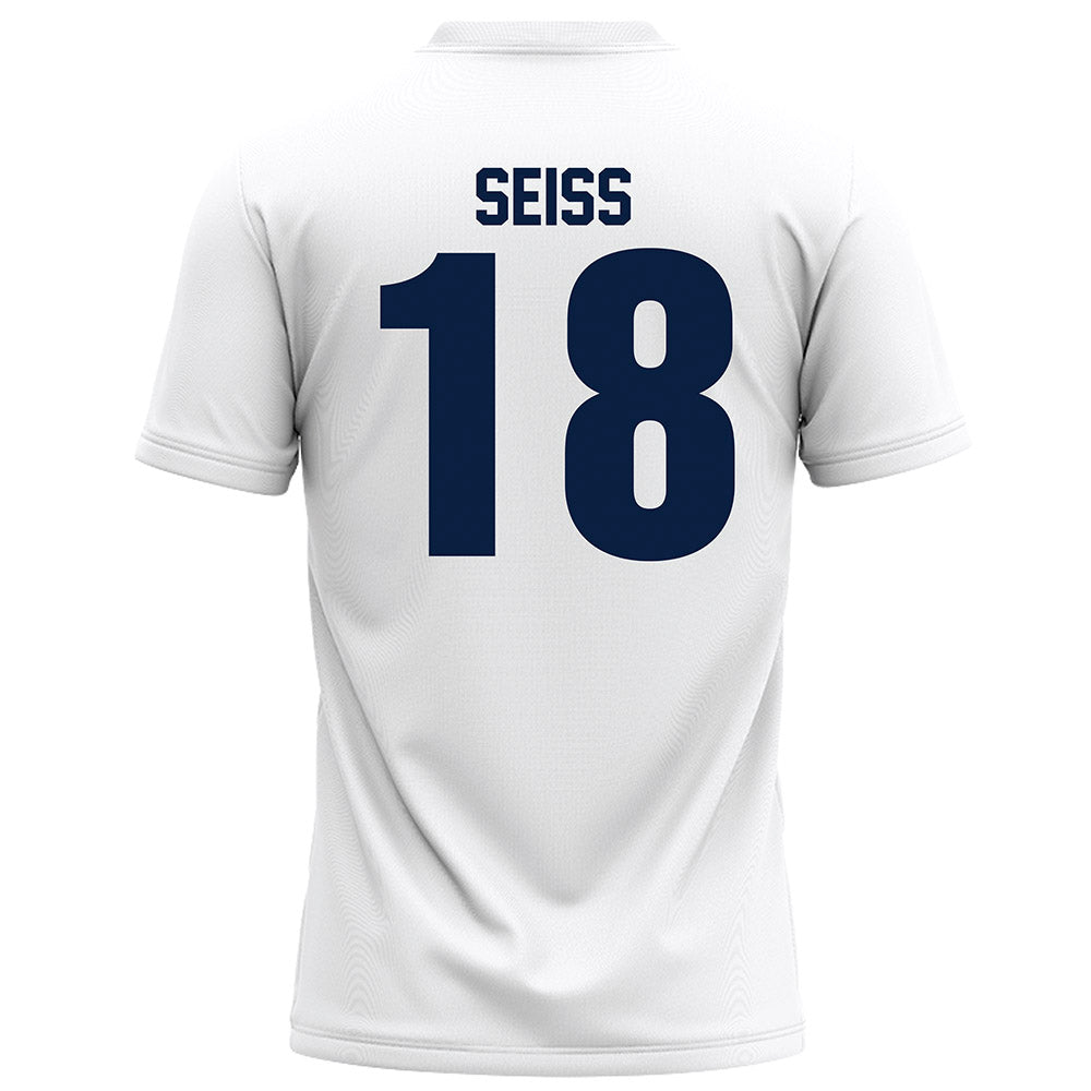 Monmouth - NCAA Football : Brad Seiss - White Football Jersey-1
