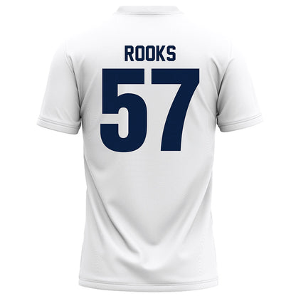 Monmouth - NCAA Football : Bryce Rooks - White Football Jersey
