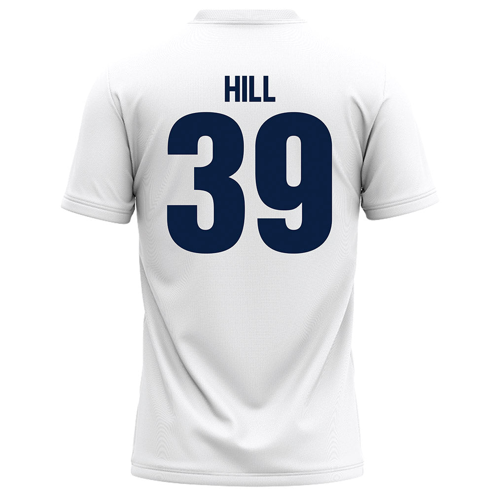 Monmouth - NCAA Football : Destin Hill - White Football Jersey-1