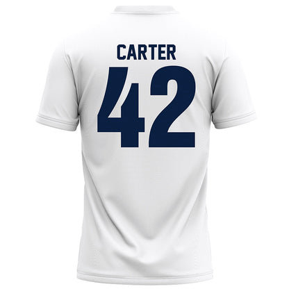 Monmouth - NCAA Football : Nolan Carter - White Football Jersey-1
