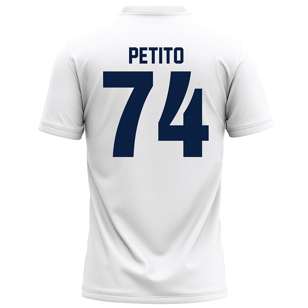 Monmouth - NCAA Football : Michael Petito - White Football Jersey