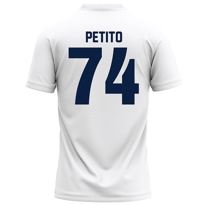 Monmouth - NCAA Football : Michael Petito - White Football Jersey