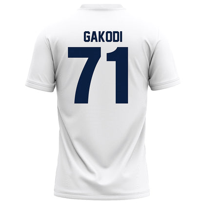 Monmouth - NCAA Football : Moses Gakodi - White Football Jersey-1