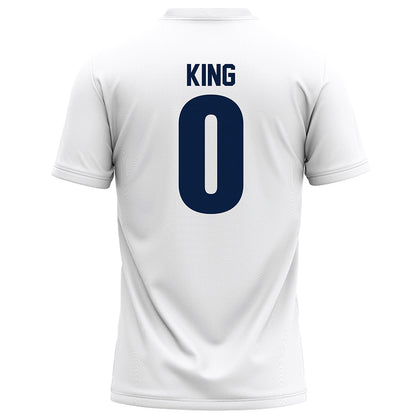 Monmouth - NCAA Football : Luke King - White Football Jersey-1