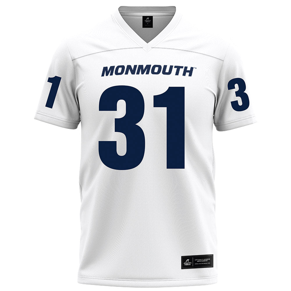 Monmouth - NCAA Football : Amori McNeil - White Football Jersey-0