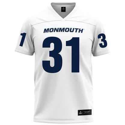 Monmouth - NCAA Football : Amori McNeil - White Football Jersey-0
