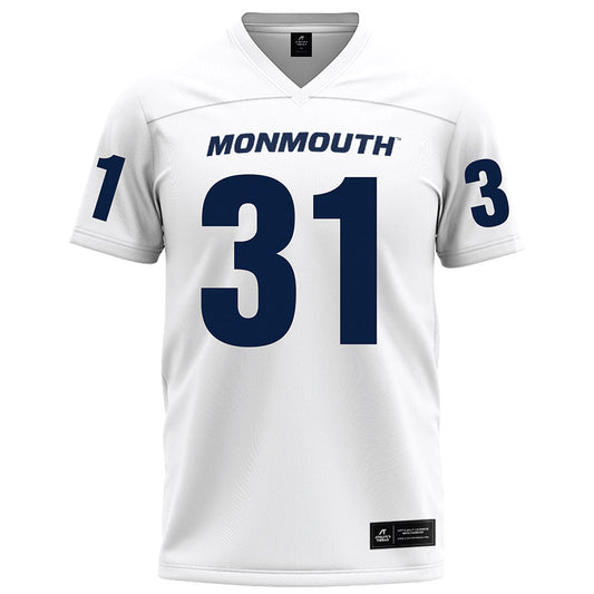 Monmouth - NCAA Football : Amori McNeil - White Football Jersey-0