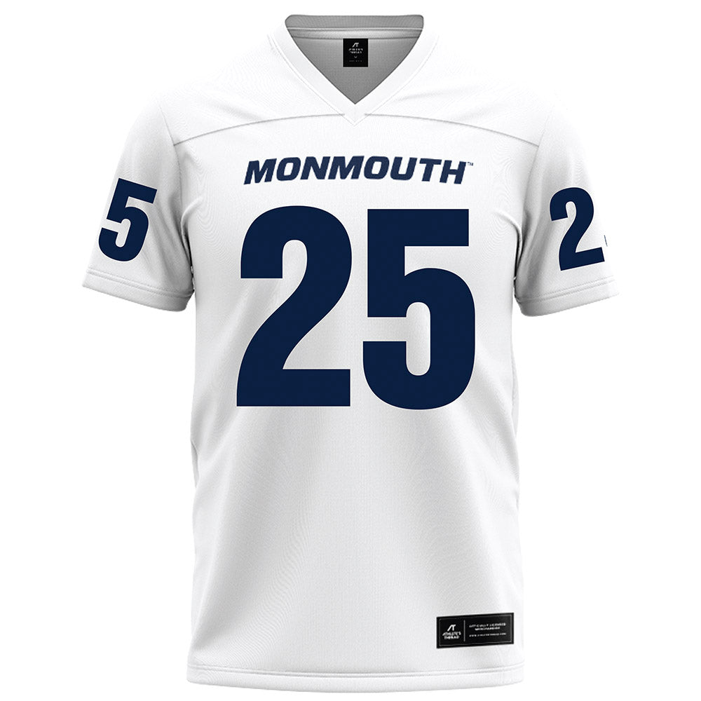 Monmouth - NCAA Football : Patrick Murphy - White Football Jersey