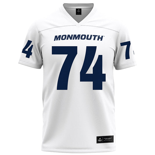 Monmouth - NCAA Football : Michael Petito - White Football Jersey