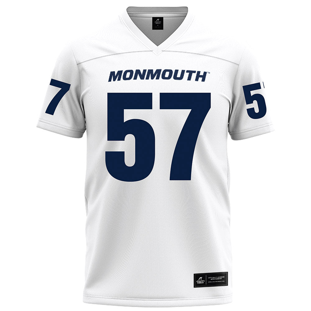 Monmouth - NCAA Football : Bryce Rooks - White Football Jersey