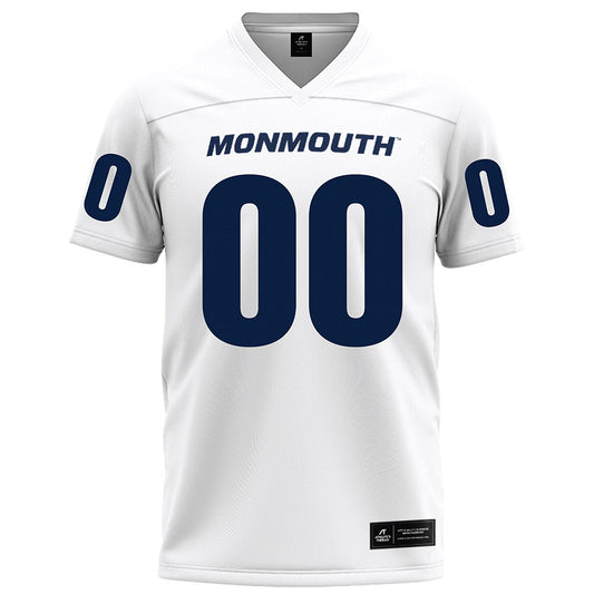 Monmouth - NCAA Football : Keisean Wilson - White Football Jersey-0
