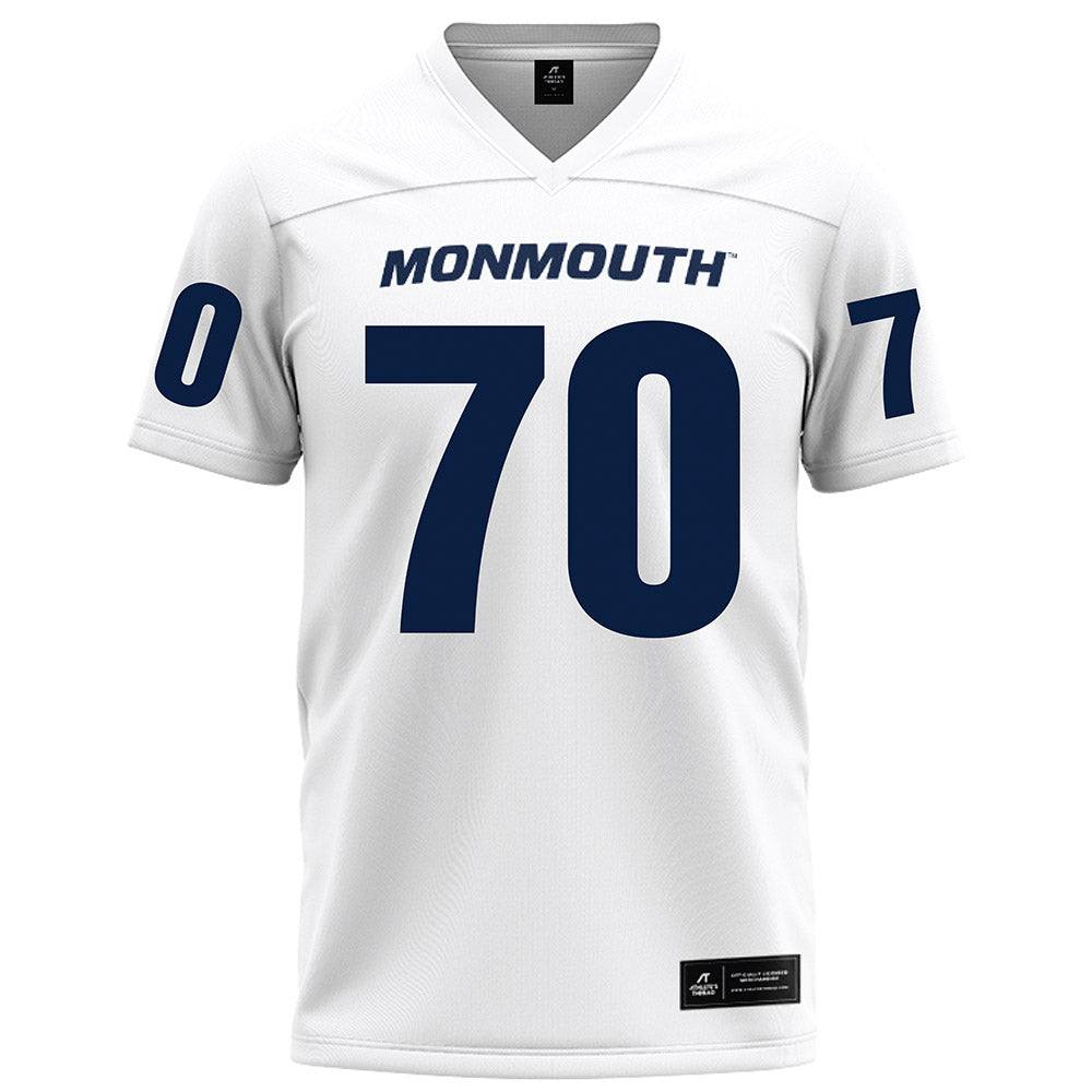 Monmouth - NCAA Football : Reed Collins - White Football Jersey-0
