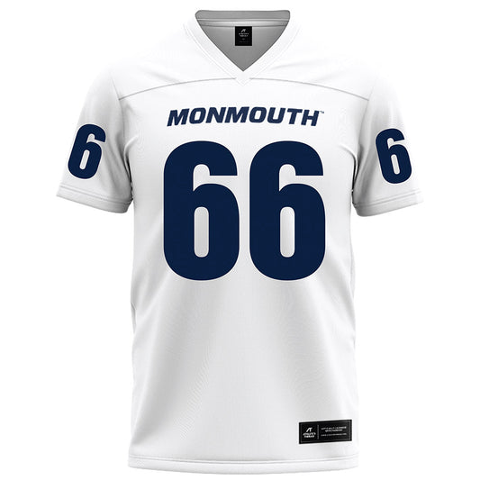 Monmouth - NCAA Football : Jayce Grays - White Football Jersey-0