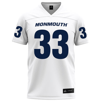 Monmouth - NCAA Football : Alexander Williams - White Football Jersey-0
