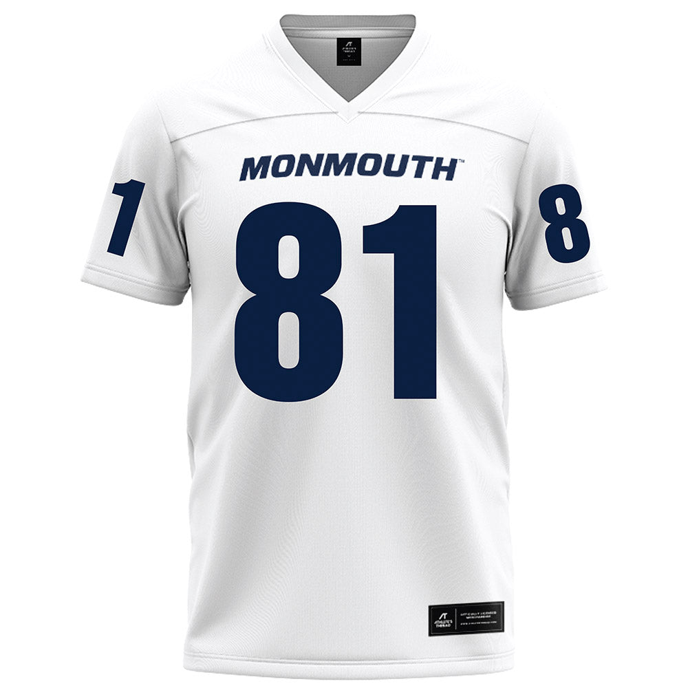 Monmouth - NCAA Football : Mike Schumacher - White Football Jersey-0