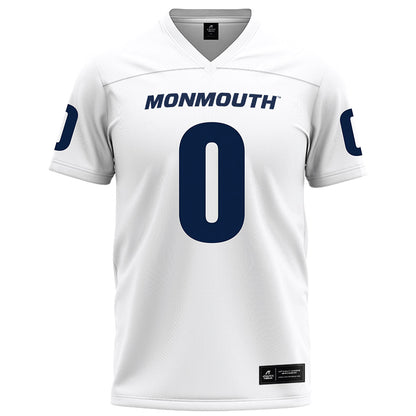 Monmouth - NCAA Football : Gavin Nelson - White Football Jersey-0