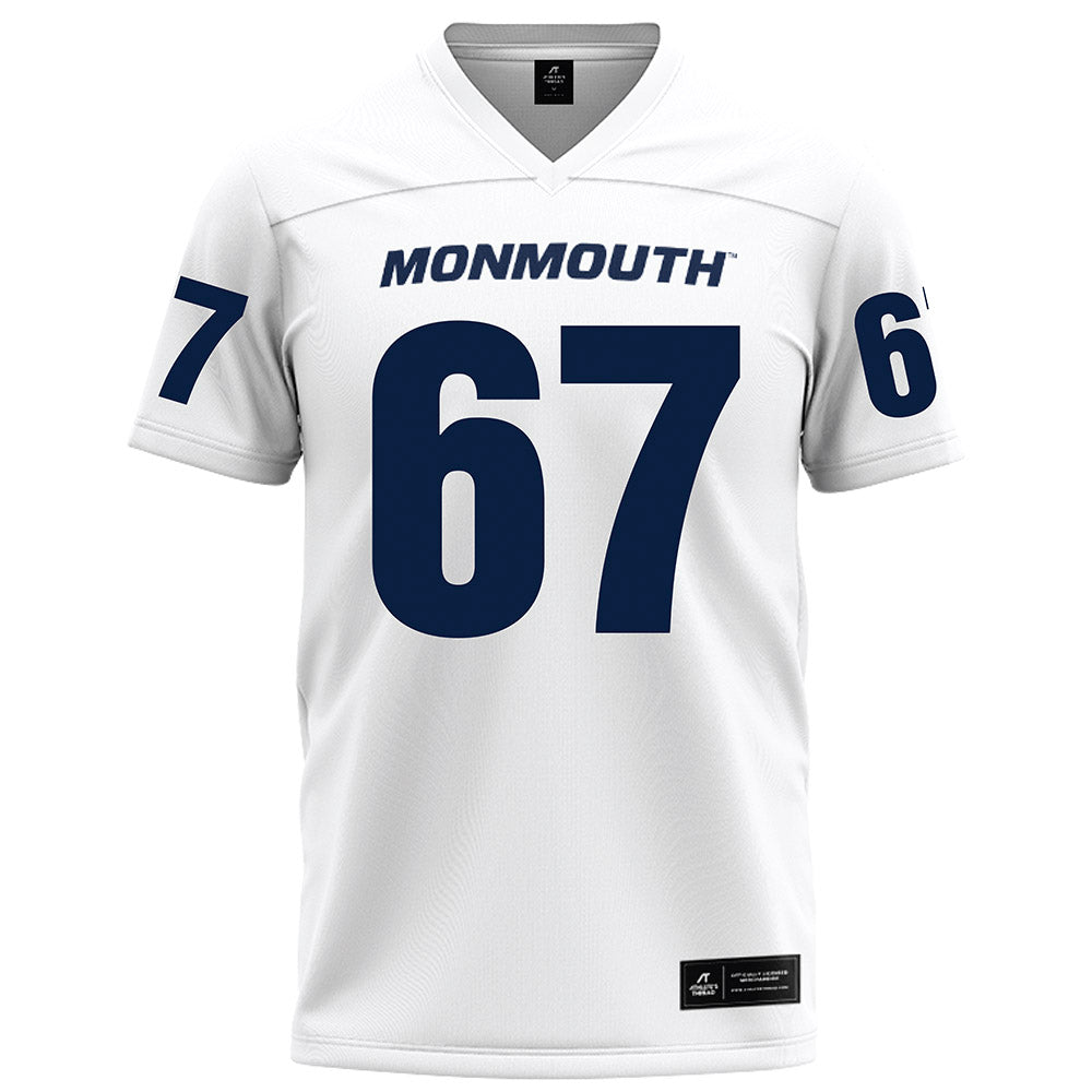 Monmouth - NCAA Football : Reutlinger Stephen - White Football Jersey