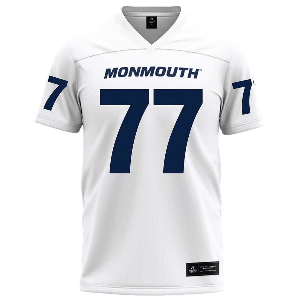 Monmouth - NCAA Football : Josh Duran - White Football Jersey-0