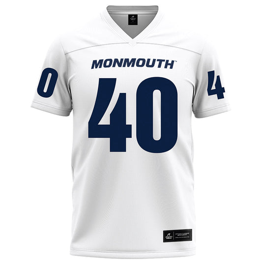 Monmouth - NCAA Football : Anthony Bello - White Football Jersey-0