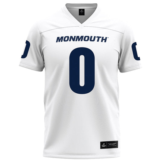 Monmouth - NCAA Football : Gavin Nelson - White Football Jersey-0