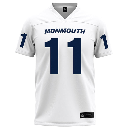 Monmouth - NCAA Football : Ryan Russo - White Football Jersey-0