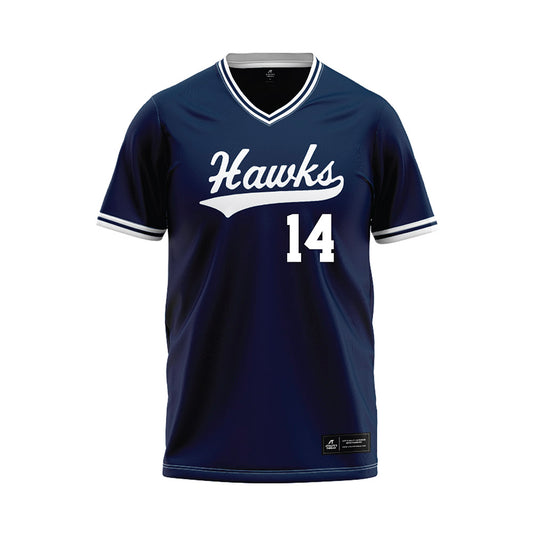 Monmouth - NCAA Baseball : Matthew Muzikant - Blue Jersey-0