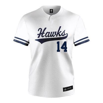 Monmouth - NCAA Baseball : Matthew Muzikant - White Jersey-0
