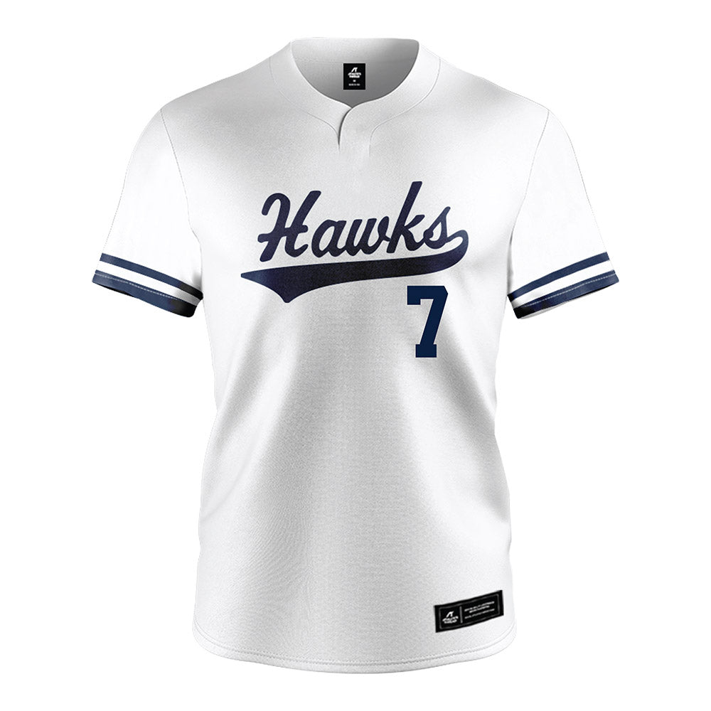 Monmouth - NCAA Baseball : Chase Brunner - White Jersey-0