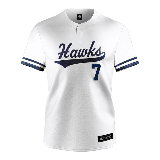 Monmouth - NCAA Baseball : Chase Brunner - White Jersey-0