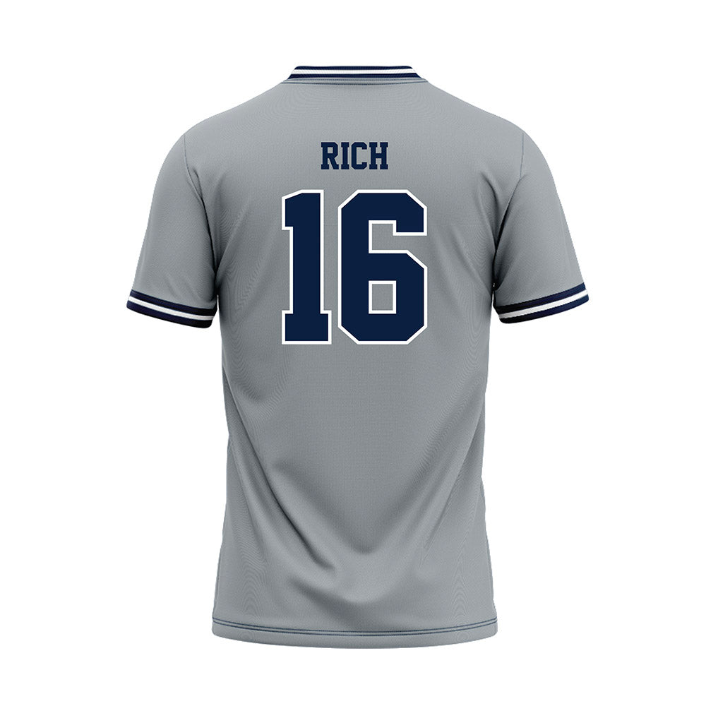 Monmouth - NCAA Baseball : Matthew Rich - Grey Jersey-1