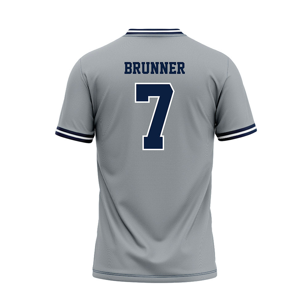 Monmouth - NCAA Baseball : Chase Brunner - Grey Jersey-1