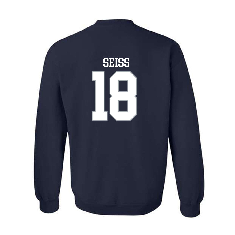 Monmouth - NCAA Football : Brad Seiss - Replica Shersey Crewneck Sweatshirt-1