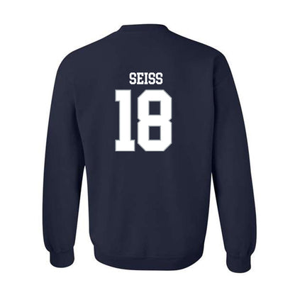 Monmouth - NCAA Football : Brad Seiss - Replica Shersey Crewneck Sweatshirt-1