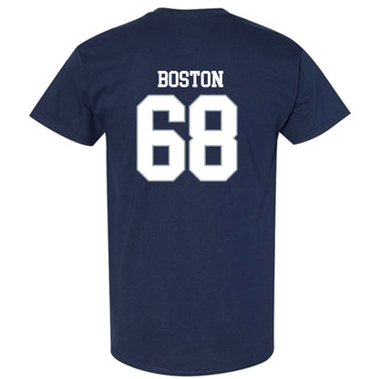 Monmouth - NCAA Football : Logan Boston - Replica Shersey T-Shirt-1