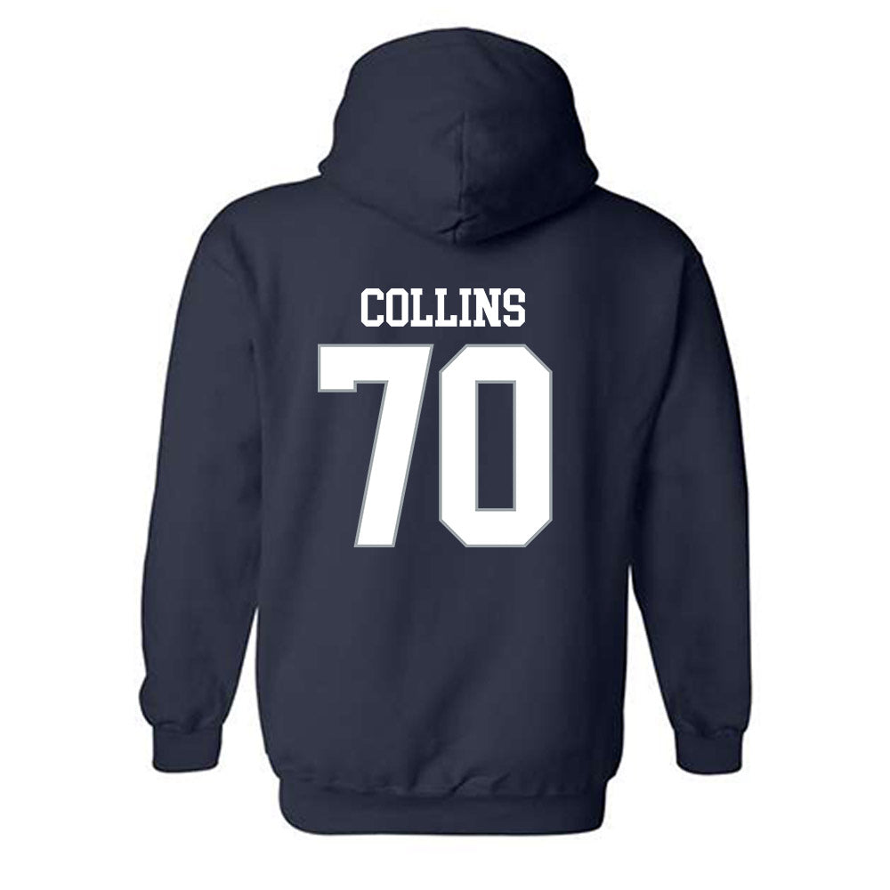 Monmouth - NCAA Football : Reed Collins - Replica Shersey Hooded Sweatshirt-1