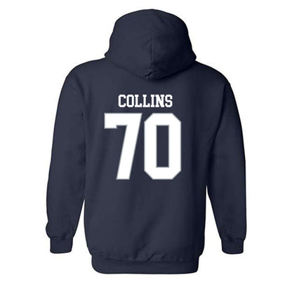 Monmouth - NCAA Football : Reed Collins - Replica Shersey Hooded Sweatshirt-1