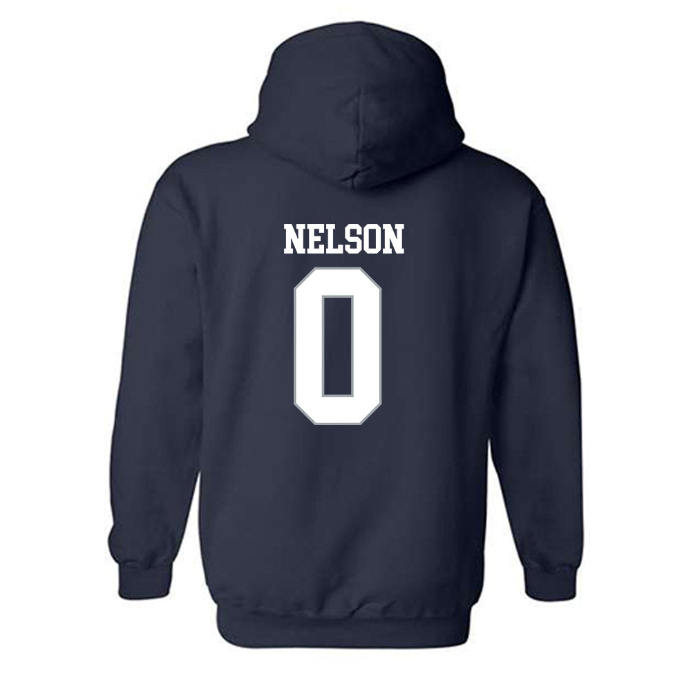 Monmouth - NCAA Football : Gavin Nelson - Replica Shersey Hooded Sweatshirt-1