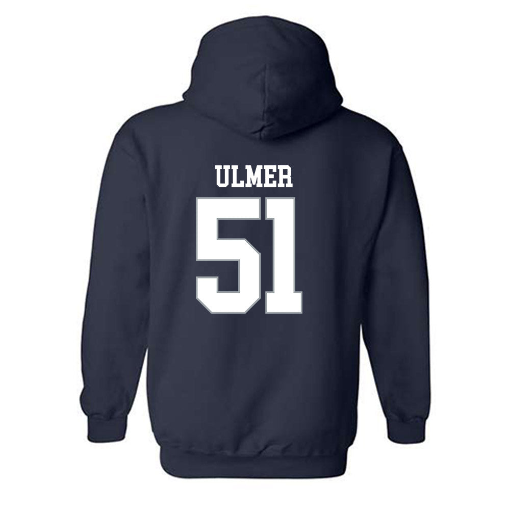 Monmouth - NCAA Football : Chris Ulmer - Replica Shersey Hooded Sweatshirt-1