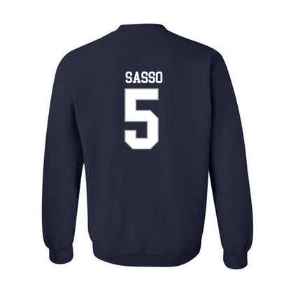 Monmouth - NCAA Football : Charlie Sasso - Replica Shersey Crewneck Sweatshirt