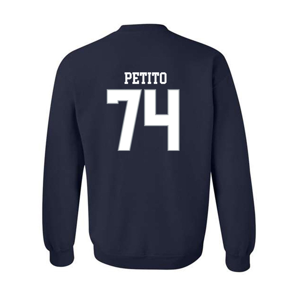 Monmouth - NCAA Football : Michael Petito - Replica Shersey Crewneck Sweatshirt