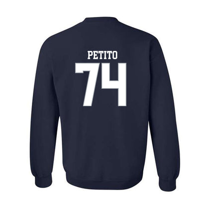 Monmouth - NCAA Football : Michael Petito - Replica Shersey Crewneck Sweatshirt