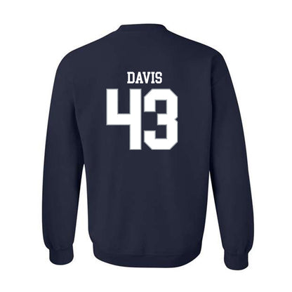 Monmouth - NCAA Football : Jake Davis - Replica Shersey Crewneck Sweatshirt-1