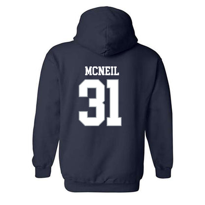 Monmouth - NCAA Football : Amori McNeil - Replica Shersey Hooded Sweatshirt-1
