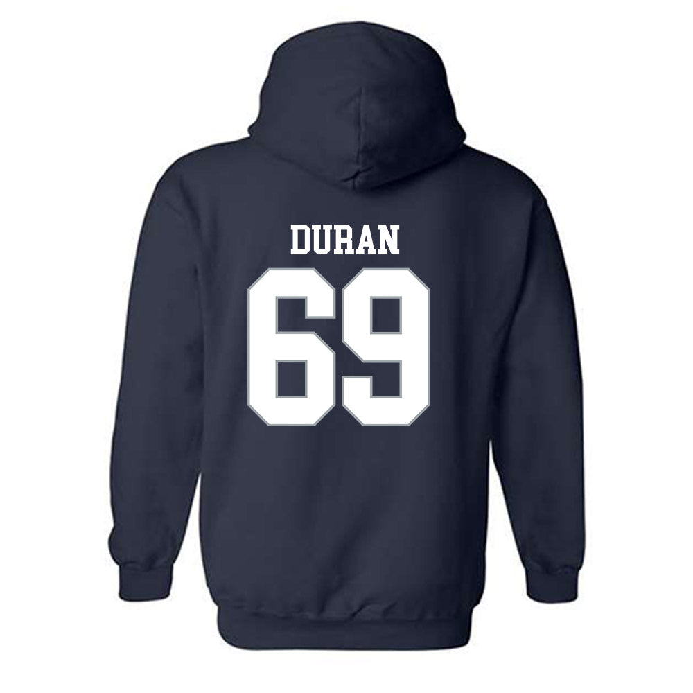 Monmouth - NCAA Football : Josh Duran - Replica Shersey Hooded Sweatshirt-1