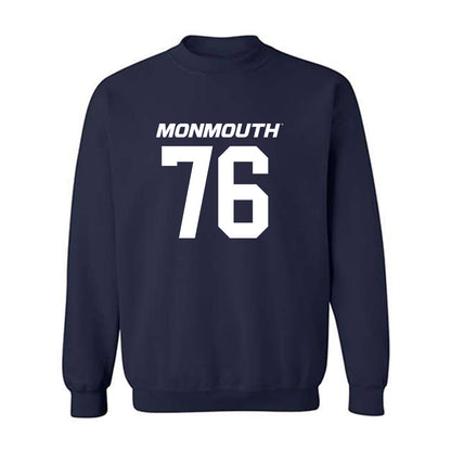 Monmouth - NCAA Football : Keyshawn Efese - Replica Shersey Crewneck Sweatshirt-0