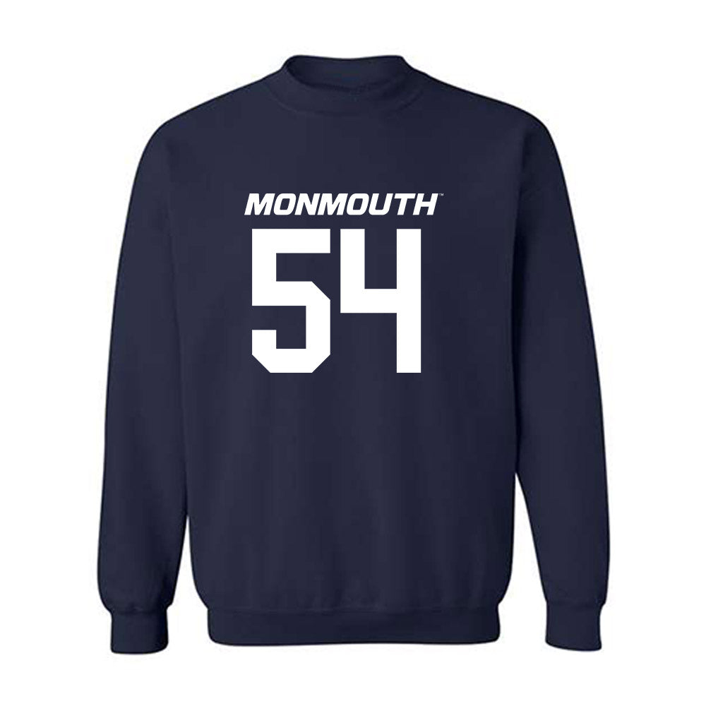 Monmouth - NCAA Football : Mounir Keshen - Replica Shersey Crewneck Sweatshirt-0